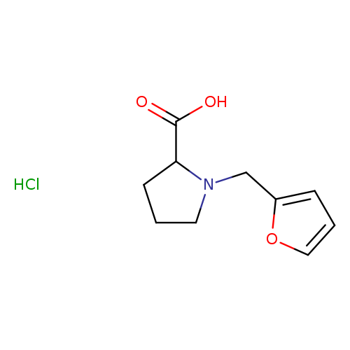 OC(=O)C1CCCN1Cc1ccco1.Cl