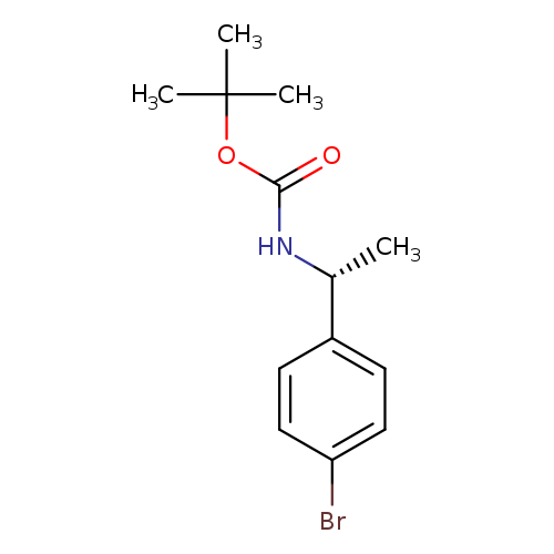 C[C@H](c1ccc(cc1)Br)NC(=O)OC(C)(C)C