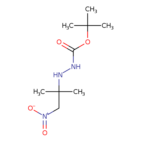 [O-][N+](=O)CC(NNC(=O)OC(C)(C)C)(C)C