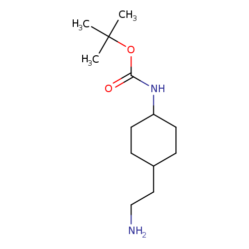 NCCC1CCC(CC1)NC(=O)OC(C)(C)C