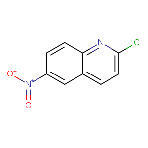 Clc1ccc2c(n1)ccc(c2)[N+](=O)[O-]