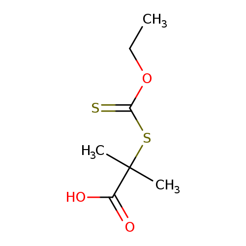 CCOC(=S)SC(C(=O)O)(C)C