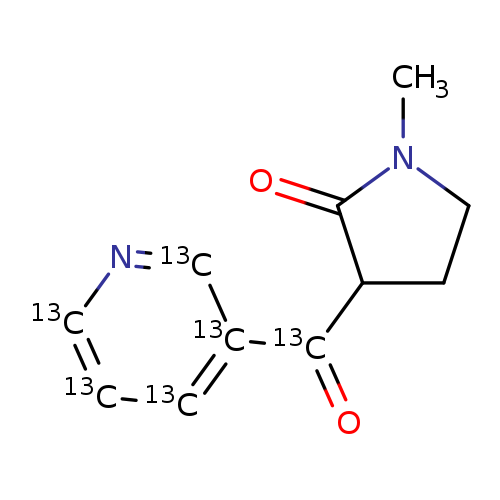 O=C1N(C)CCC1[13C](=O)[13c]1[13cH][13cH][13cH]n[13cH]1