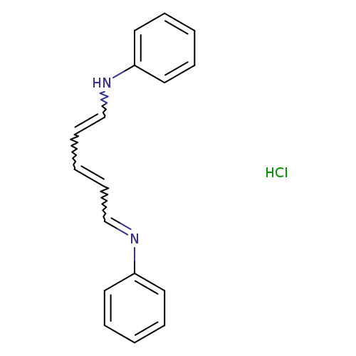 C(=CC=Nc1ccccc1)C=CNc1ccccc1.Cl