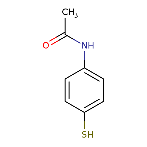CC(=O)Nc1ccc(cc1)S