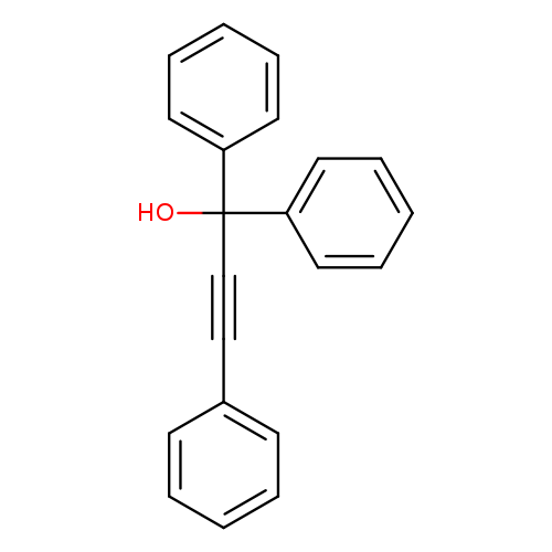 OC(c1ccccc1)(c1ccccc1)C#Cc1ccccc1