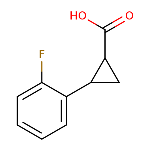 OC(=O)C1CC1c1ccccc1F