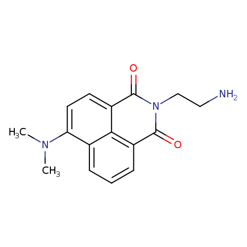 NCCn1c(=O)c2cccc3c2c(c1=O)ccc3N(C)C
