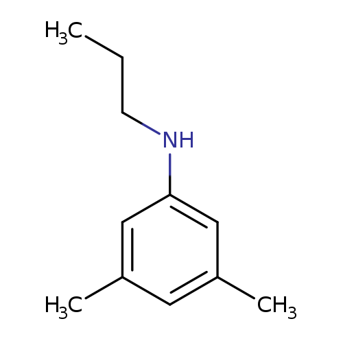 CCCNc1cc(C)cc(c1)C