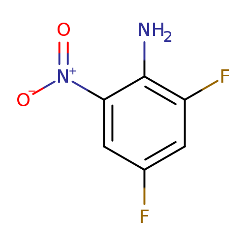 Fc1cc(F)c(c(c1)[N+](=O)[O-])N