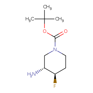 F[C@@H]1CCN(C[C@H]1N)C(=O)OC(C)(C)C