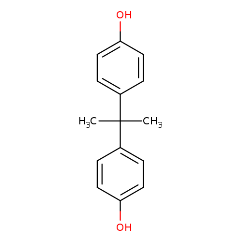 CC(c1ccc(cc1)O)(c1ccc(cc1)O)C