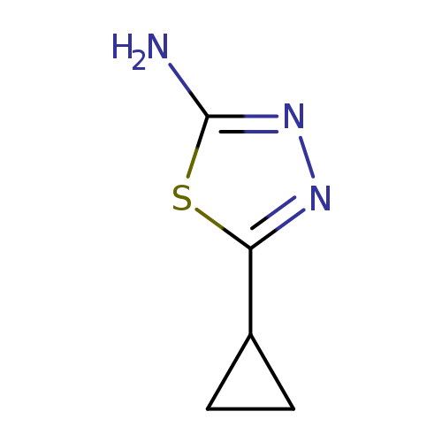 Nc1nnc(s1)C1CC1
