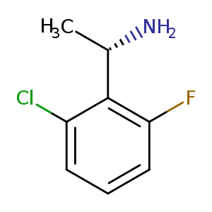 C[C@@H](c1c(F)cccc1Cl)N