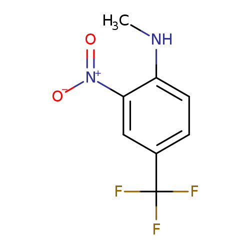 CNc1ccc(cc1[N+](=O)[O-])C(F)(F)F