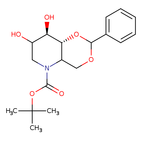 OC1CN(C(=O)OC(C)(C)C)C2[C@H]([C@@H]1O)OC(OC2)c1ccccc1