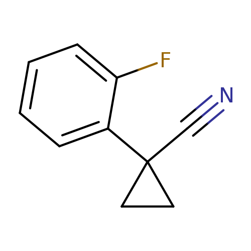 N#CC1(CC1)c1ccccc1F