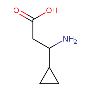 NC(C1CC1)CC(=O)O