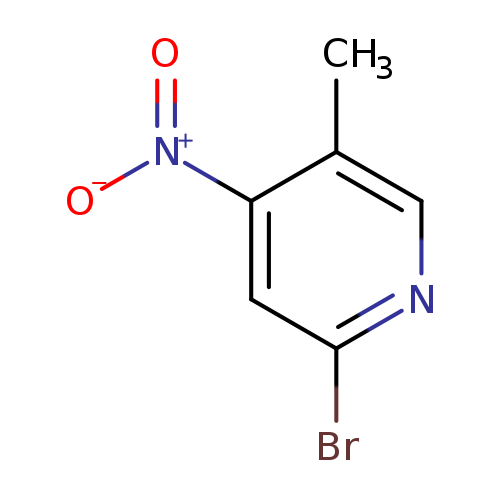 Brc1ncc(c(c1)[N+](=O)[O-])C