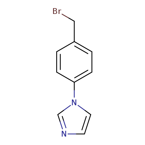 BrCc1ccc(cc1)n1cncc1