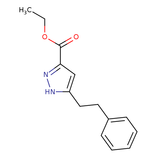 CCOC(=O)c1cc([nH]n1)CCc1ccccc1