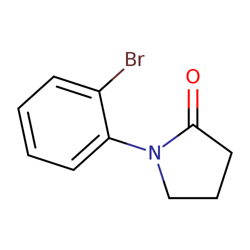O=C1CCCN1c1ccccc1Br
