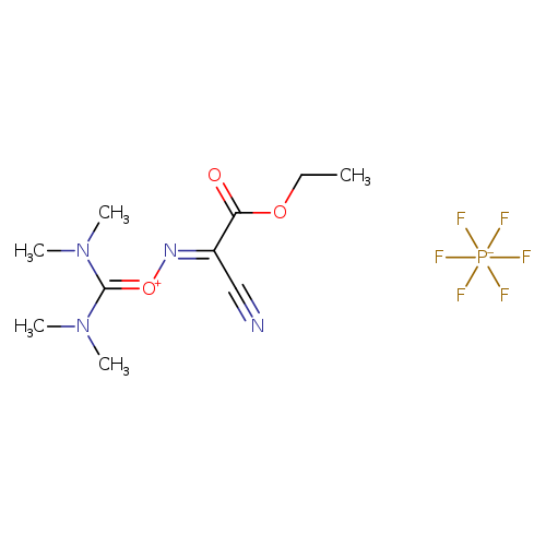 F[P-](F)(F)(F)(F)F.CCOC(=O)/C(=N/[O+]=C(N(C)C)N(C)C)/C#N