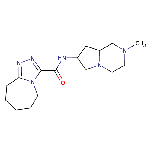 CN1CCN2C(C1)CC(C2)NC(=O)c1nnc2n1CCCCC2
