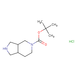 O=C(N1CCC2C(C1)CNC2)OC(C)(C)C.Cl