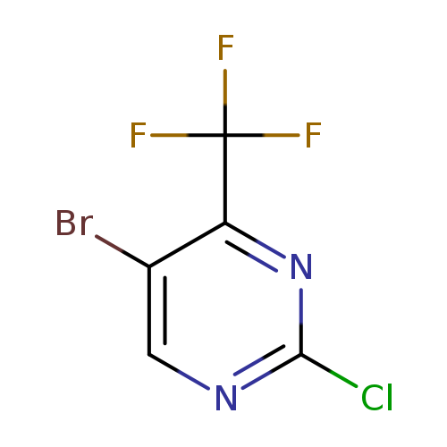 Clc1ncc(c(n1)C(F)(F)F)Br