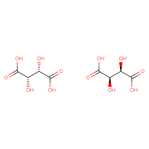O[C@@H]([C@@H](C(=O)O)O)C(=O)O.O[C@H]([C@H](C(=O)O)O)C(=O)O