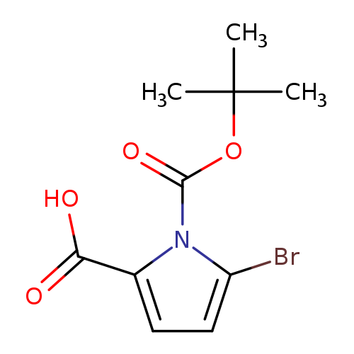 O=C(n1c(Br)ccc1C(=O)O)OC(C)(C)C