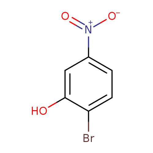 [O-][N+](=O)c1ccc(c(c1)O)Br