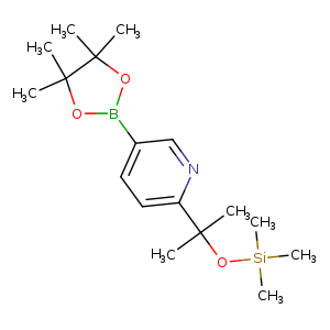 C[Si](OC(c1ccc(cn1)B1OC(C(O1)(C)C)(C)C)(C)C)(C)C