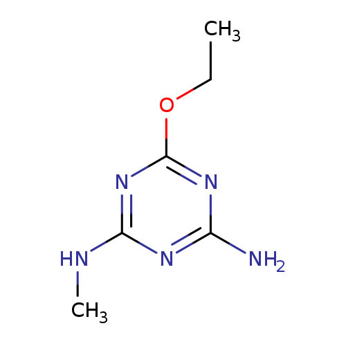 CCOc1nc(NC)nc(n1)N