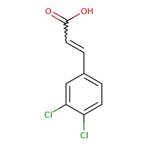 OC(=O)C=Cc1ccc(c(c1)Cl)Cl