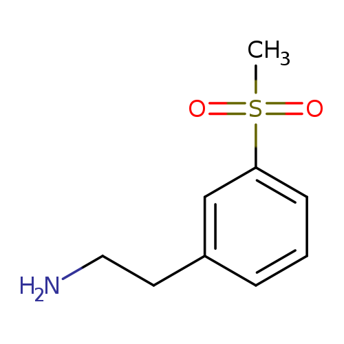 NCCc1cccc(c1)S(=O)(=O)C