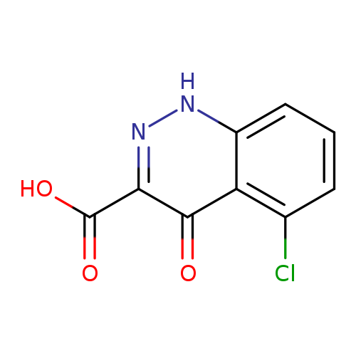 OC(=O)c1n[nH]c2c(c1=O)c(Cl)ccc2