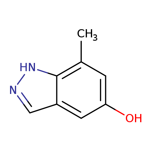 Oc1cc(C)c2c(c1)cn[nH]2