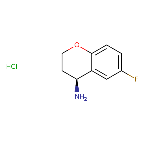 Fc1ccc2c(c1)[C@@H](N)CCO2.Cl