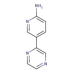 Nc1ccc(cn1)c1cnccn1