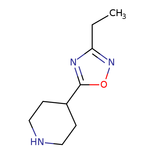 CCc1noc(n1)C1CCNCC1