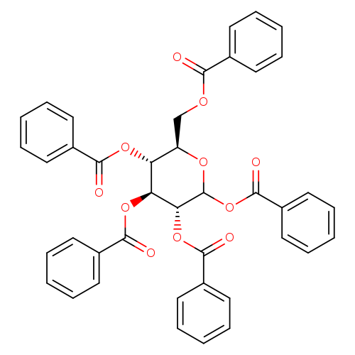 O=C(c1ccccc1)O[C@@H]1[C@@H](COC(=O)c2ccccc2)OC([C@@H]([C@H]1OC(=O)c1ccccc1)OC(=O)c1ccccc1)OC(=O)c1ccccc1