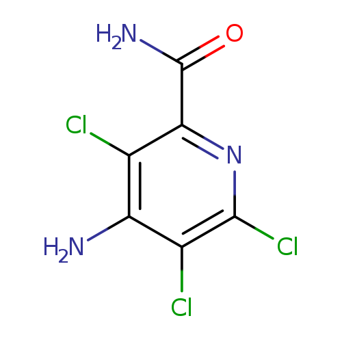 NC(=O)c1nc(Cl)c(c(c1Cl)N)Cl