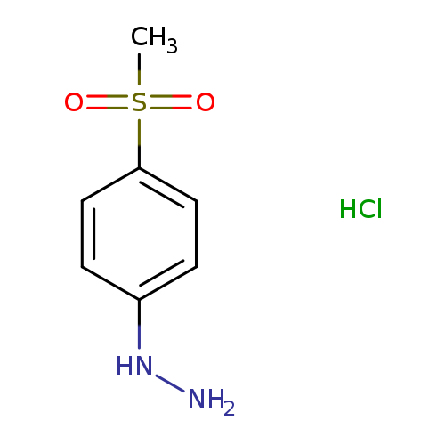 NNc1ccc(cc1)S(=O)(=O)C.Cl