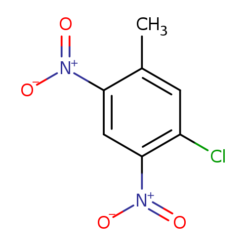 [O-][N+](=O)c1cc([N+](=O)[O-])c(cc1C)Cl