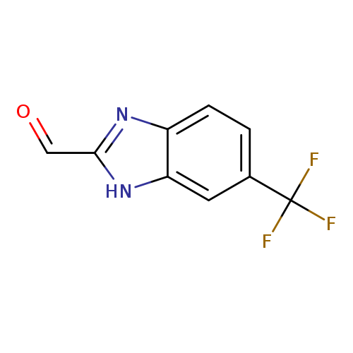 O=Cc1nc2c([nH]1)cc(cc2)C(F)(F)F