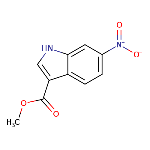 COC(=O)c1c[nH]c2c1ccc(c2)[N+](=O)[O-]