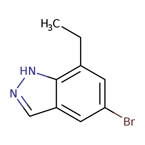 CCc1cc(Br)cc2c1[nH]nc2