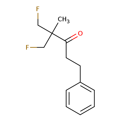 FCC(C(=O)CCc1ccccc1)(CF)C